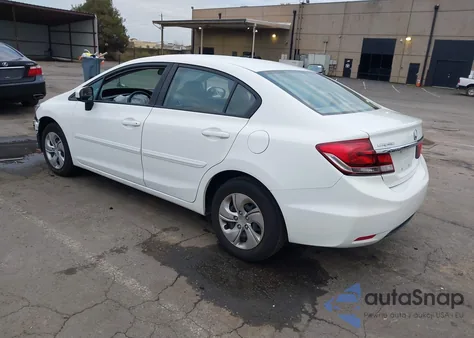 2014 Honda Civic Lx из США, поврежденный, VIN 2HGFB2F5XEH516518